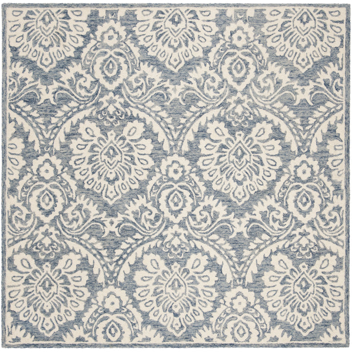 SAFAVIEH BLM106M Blossom Blue / Ivory Image 4