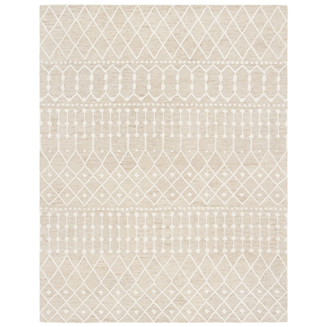 SAFAVIEH Blossom BLM115B Handmade Beige / Ivory Rug Image 1