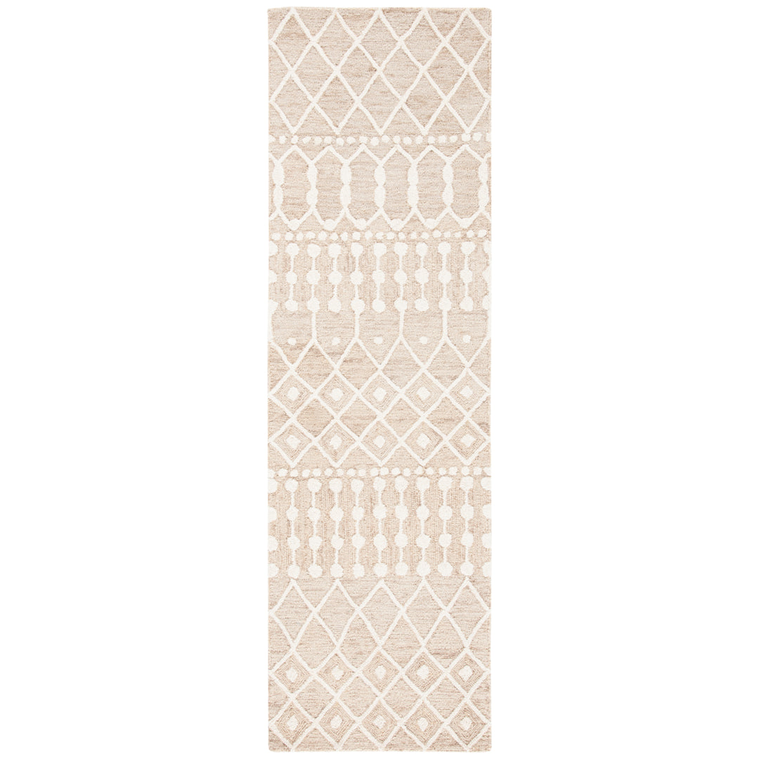 SAFAVIEH Blossom BLM115B Handmade Beige / Ivory Rug Image 4