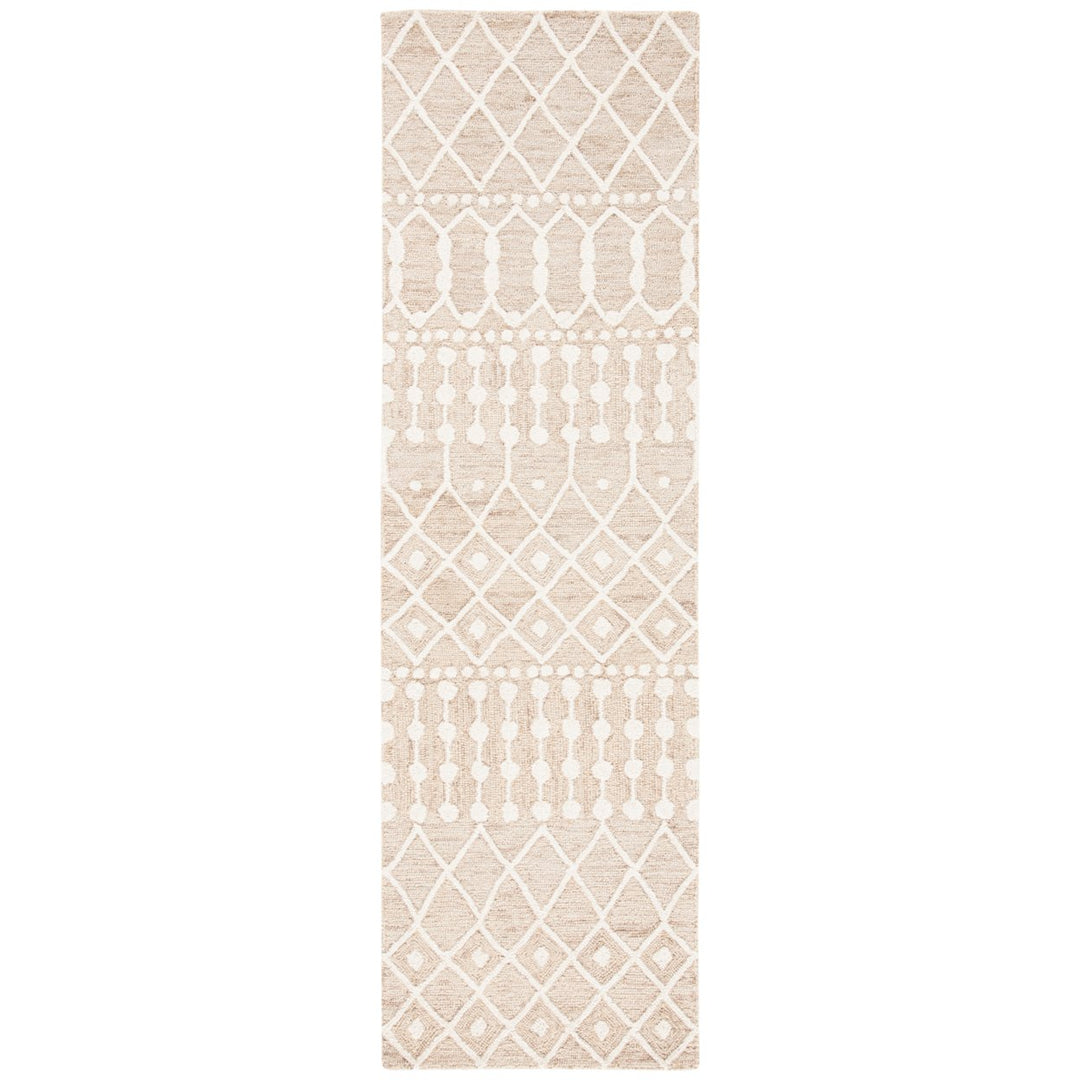 SAFAVIEH Blossom BLM115B Handmade Beige / Ivory Rug Image 1