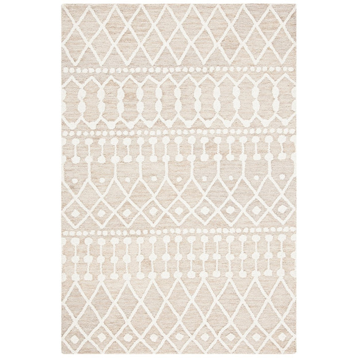 SAFAVIEH Blossom BLM115B Handmade Beige / Ivory Rug Image 1