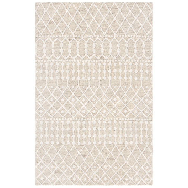 SAFAVIEH Blossom BLM115B Handmade Beige / Ivory Rug Image 1