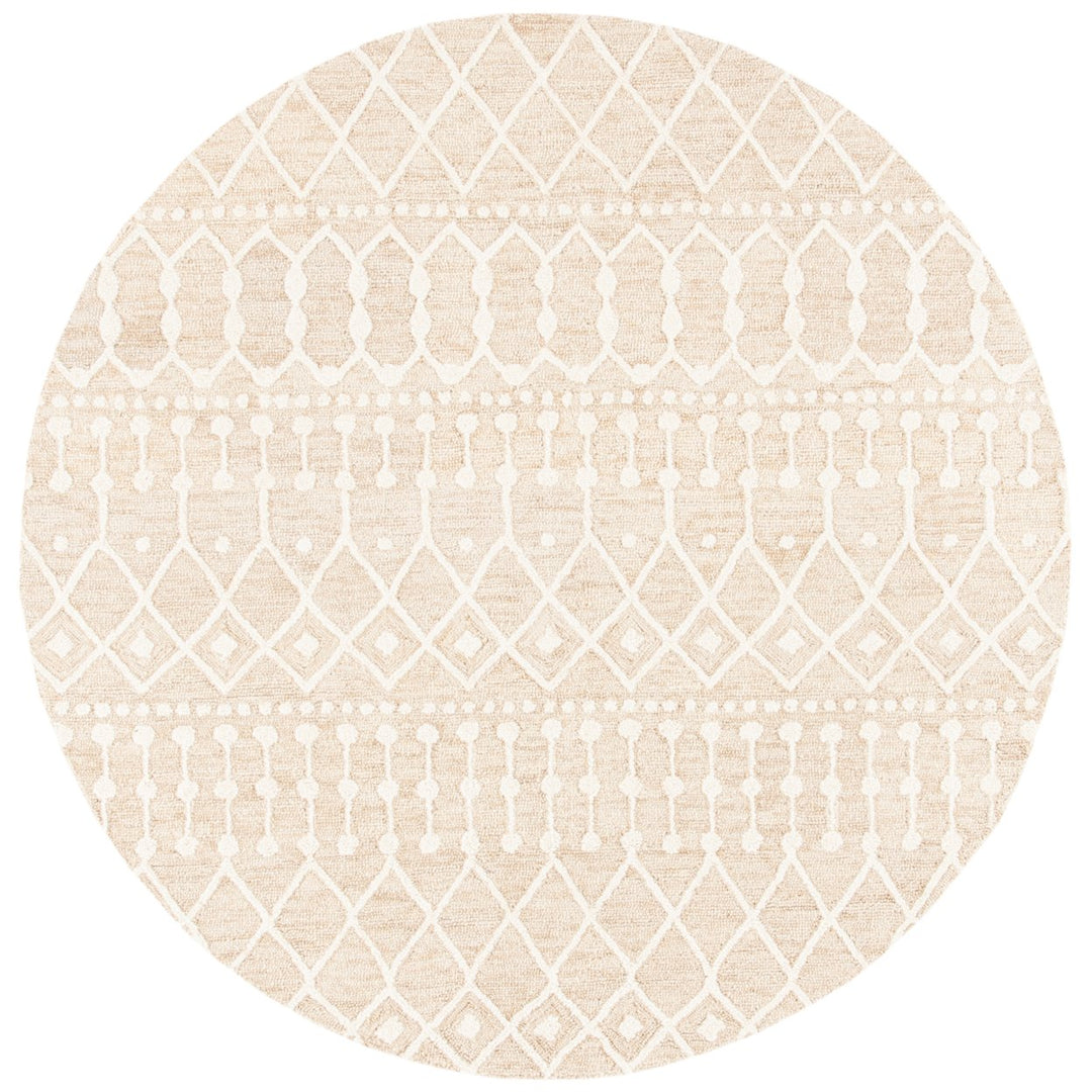 SAFAVIEH Blossom BLM115B Handmade Beige / Ivory Rug Image 7