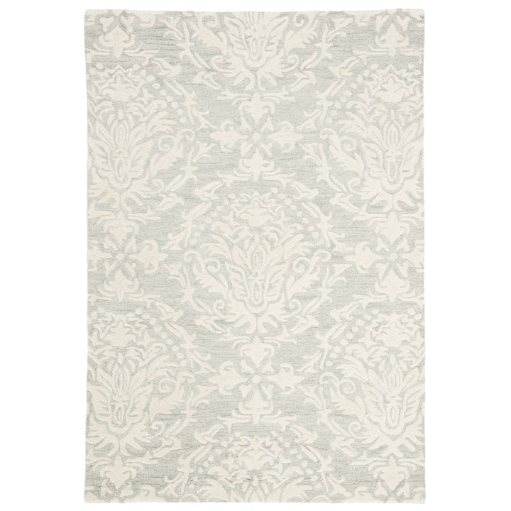 SAFAVIEH Blossom BLM107C Handmade Sage / Ivory Rug Image 3