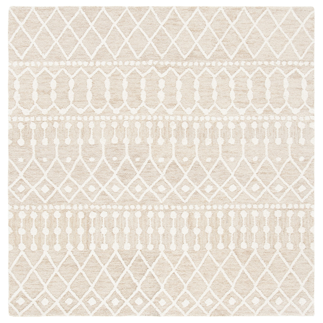 SAFAVIEH Blossom BLM115B Handmade Beige / Ivory Rug Image 8