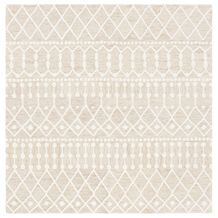 SAFAVIEH Blossom BLM115B Handmade Beige / Ivory Rug Image 8