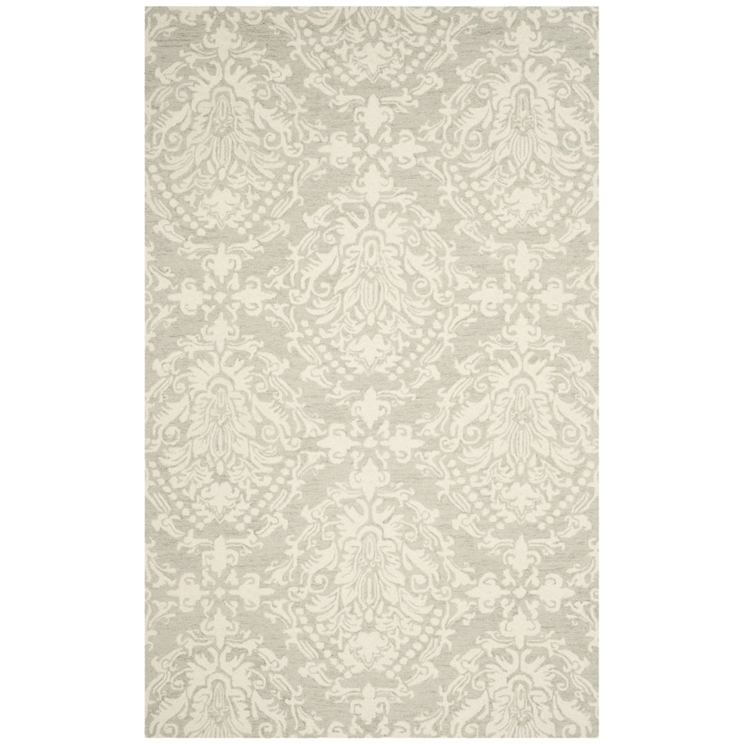 SAFAVIEH Blossom BLM107C Handmade Sage / Ivory Rug Image 9