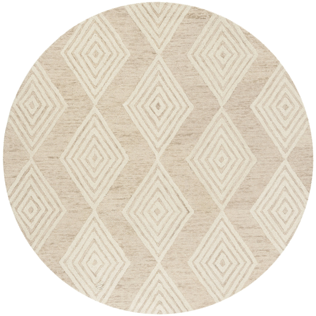 SAFAVIEH Blossom BLM111B Handmade Beige / Ivory Rug Image 4