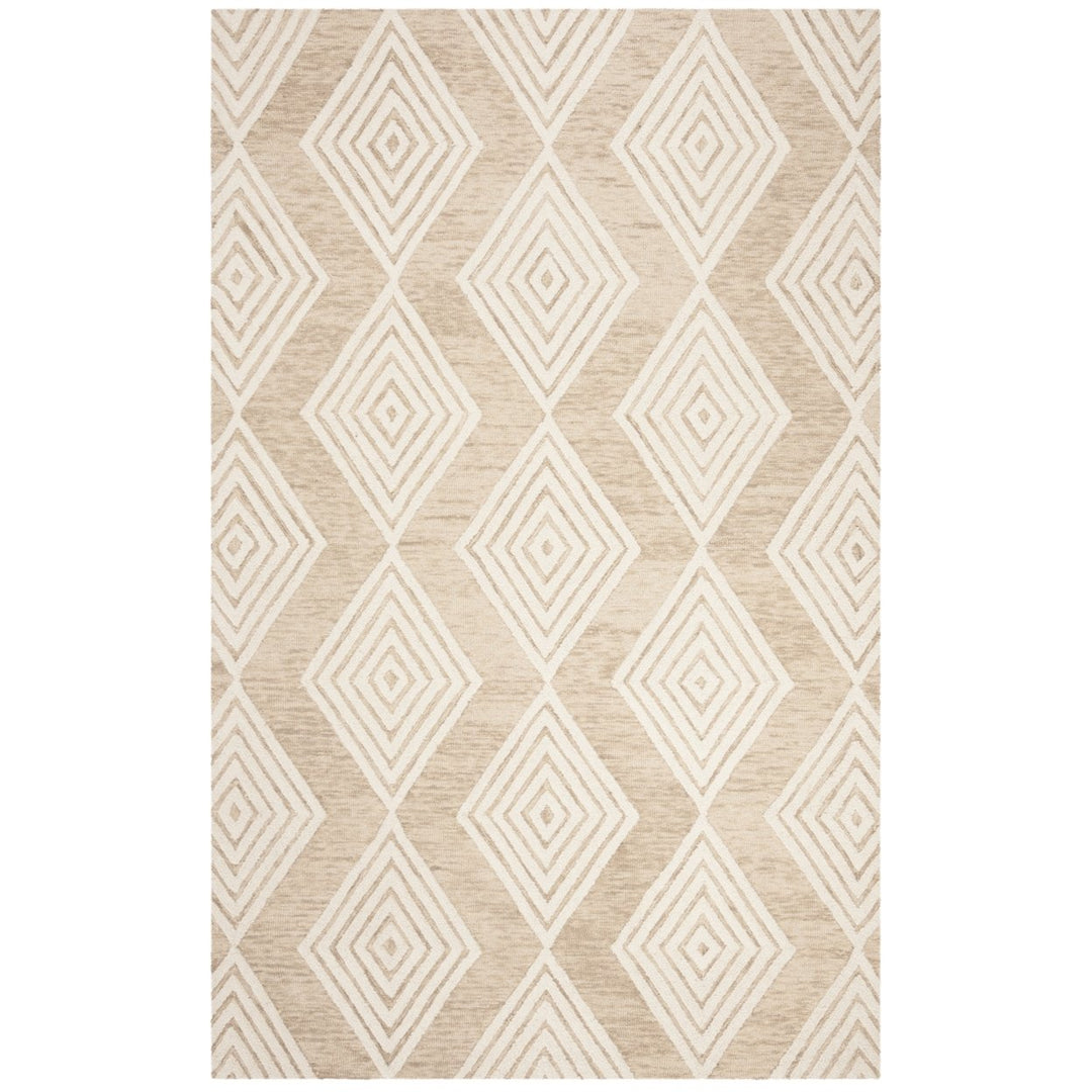 SAFAVIEH Blossom BLM111B Handmade Beige / Ivory Rug Image 1