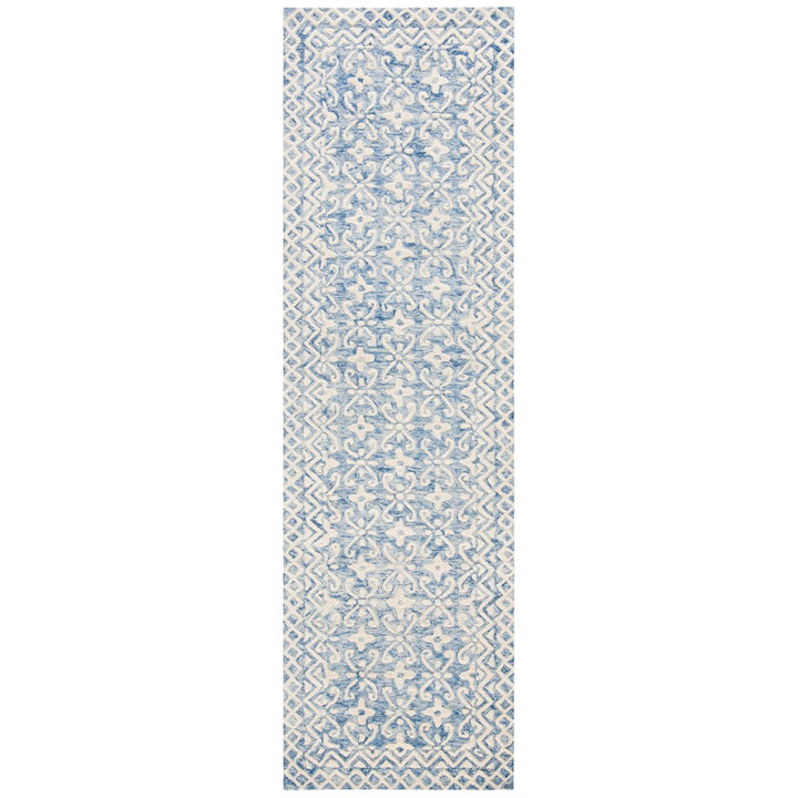 SAFAVIEH BLM114M Blossom Blue / Ivory Image 3