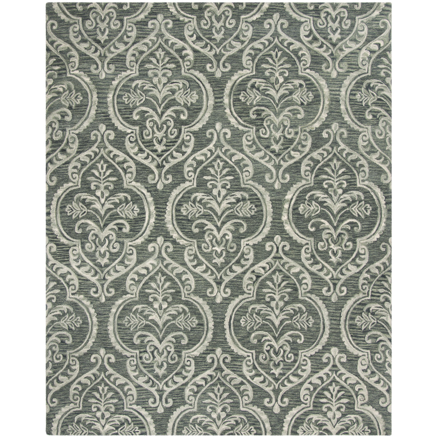 SAFAVIEH Blossom BLM603M Handmade Blue / Sage Rug Image 1