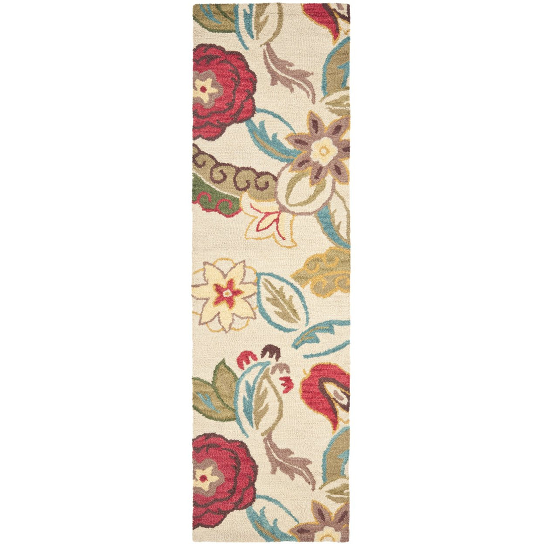 SAFAVIEH Blossom BLM671A Hand-hooked Beige / Multi Rug Image 5