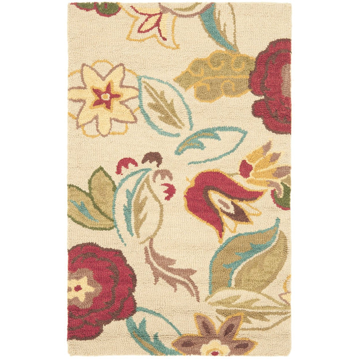 SAFAVIEH Blossom BLM671A Hand-hooked Beige / Multi Rug Image 9