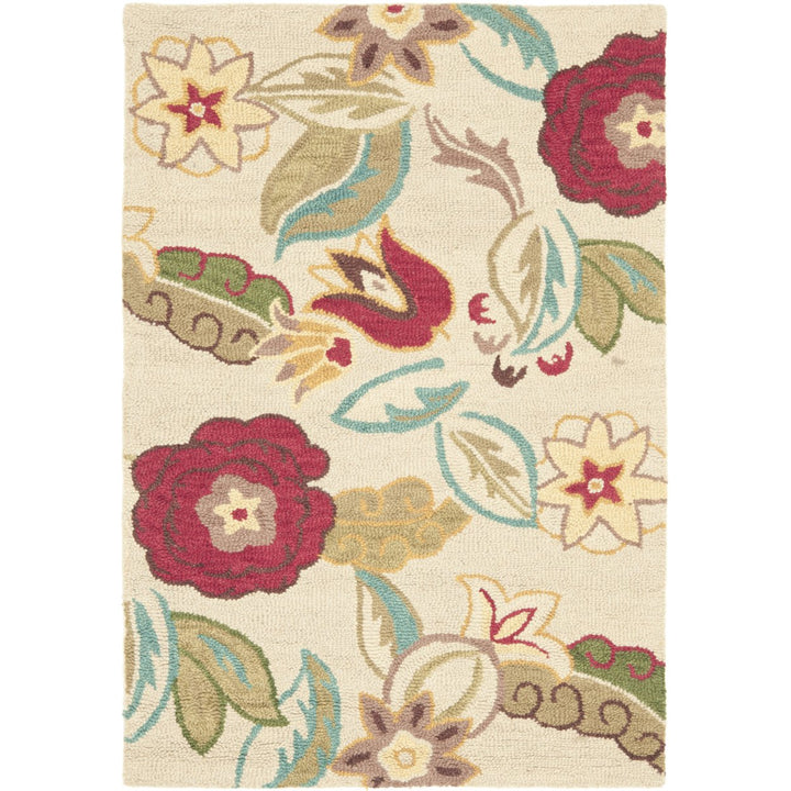 SAFAVIEH Blossom BLM671A Hand-hooked Beige / Multi Rug Image 10