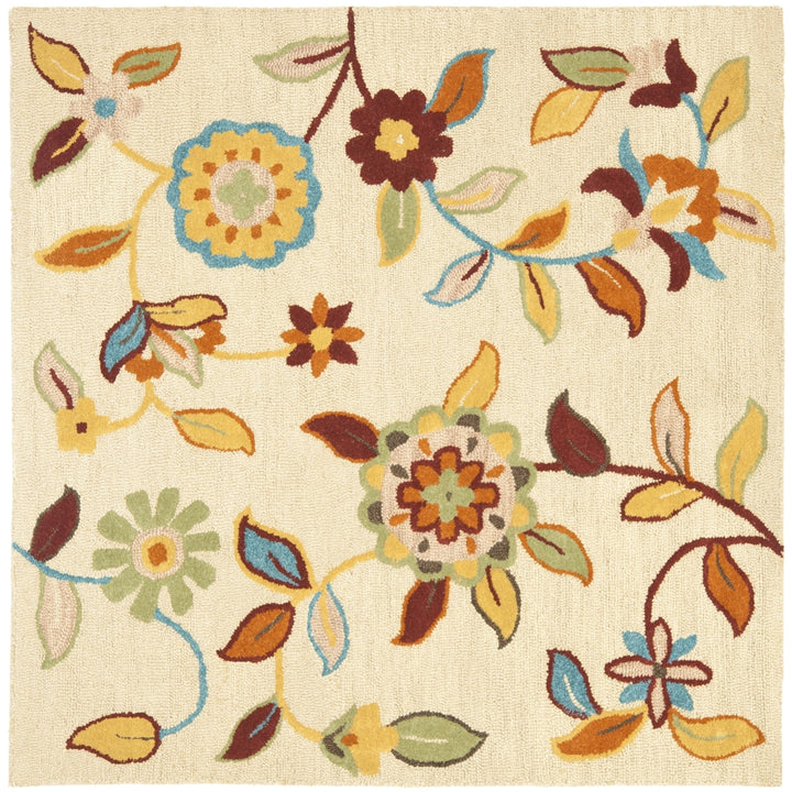 SAFAVIEH Blossom BLM677A Hand-hooked Beige / Multi Rug Image 6