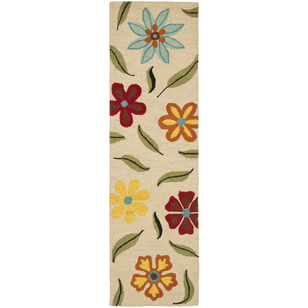 SAFAVIEH Blossom BLM678A Hand-hooked Beige / Multi Rug Image 5