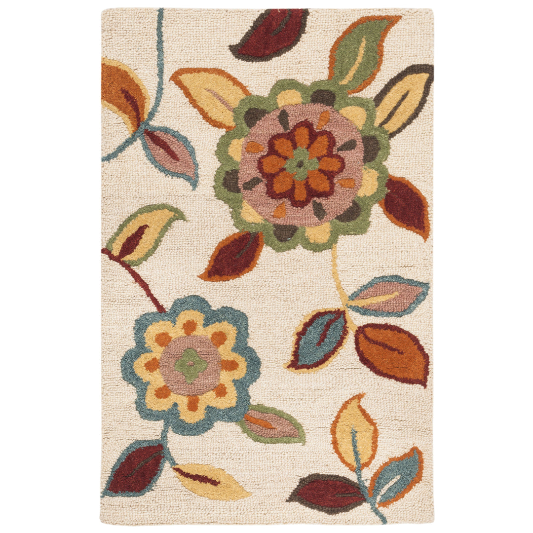 SAFAVIEH Blossom BLM677A Hand-hooked Beige / Multi Rug Image 8