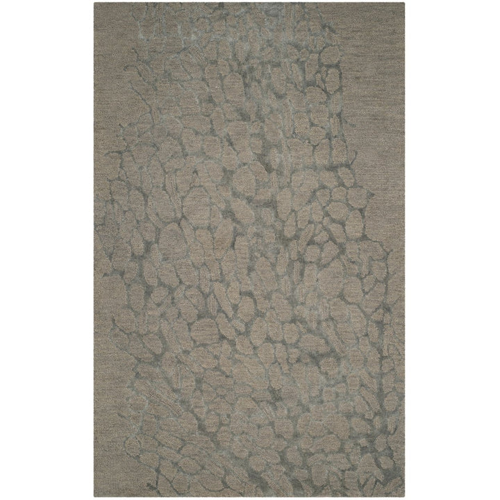 SAFAVIEH Blossom BLM695B Hand-hooked Grey / Grey Rug Image 9