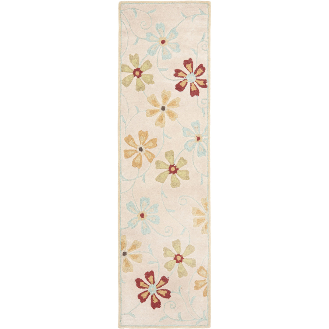 SAFAVIEH Blossom BLM784C Hand-hooked Beige / Multi Rug Image 3