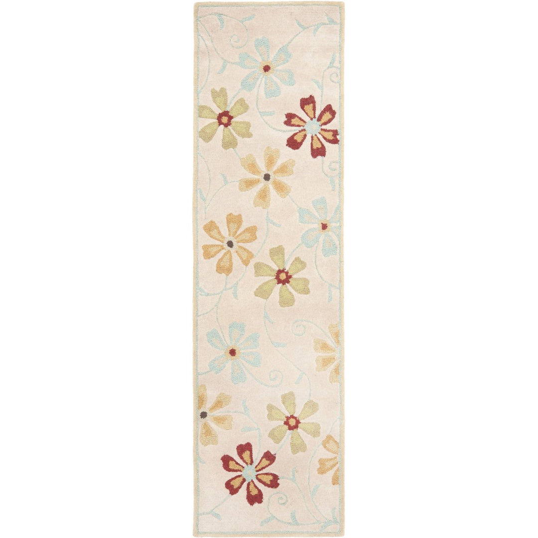 SAFAVIEH Blossom BLM784C Hand-hooked Beige / Multi Rug Image 1