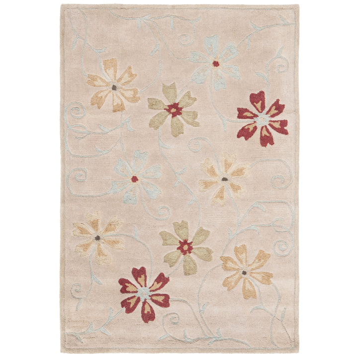 SAFAVIEH Blossom BLM784C Hand-hooked Beige / Multi Rug Image 4