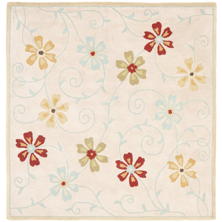 SAFAVIEH Blossom BLM784C Hand-hooked Beige / Multi Rug Image 7