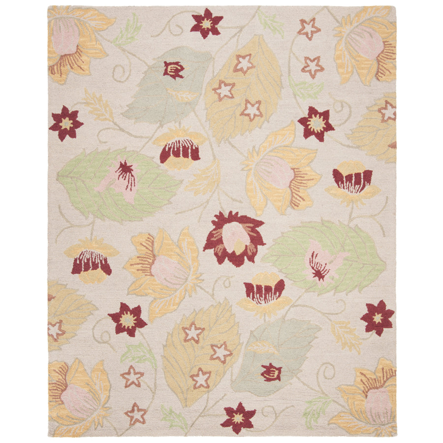 SAFAVIEH Blossom BLM786A Hand-hooked Ivory / Multi Rug Image 1