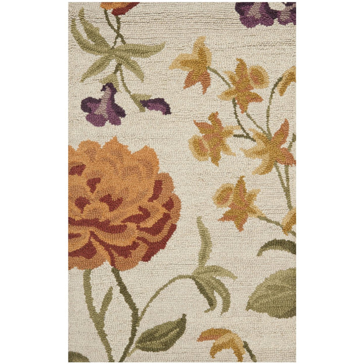 SAFAVIEH Blossom BLM788B Hand-hooked Ivory / Multi Rug Image 8