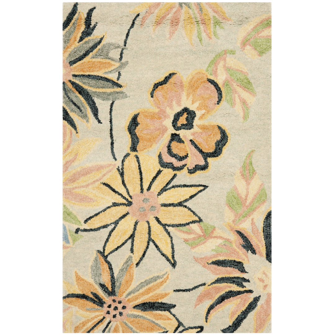 SAFAVIEH Blossom BLM789A Light Blue / Multi Rug Image 8