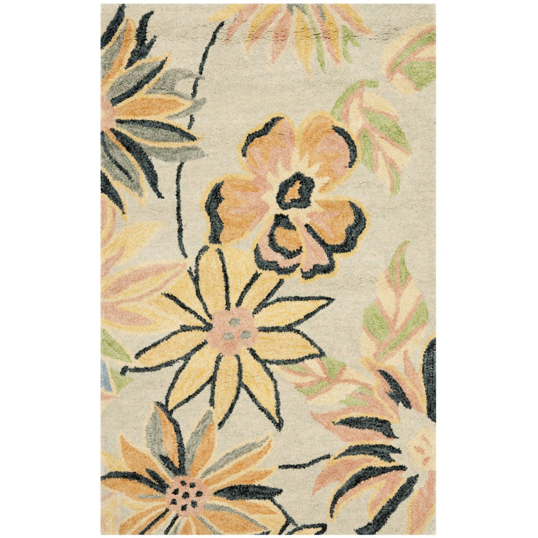 SAFAVIEH Blossom BLM789A Light Blue / Multi Rug Image 1