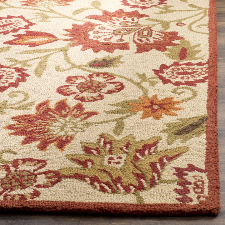 SAFAVIEH Blossom BLM862A Hand-hooked Beige / Multi Rug Image 7