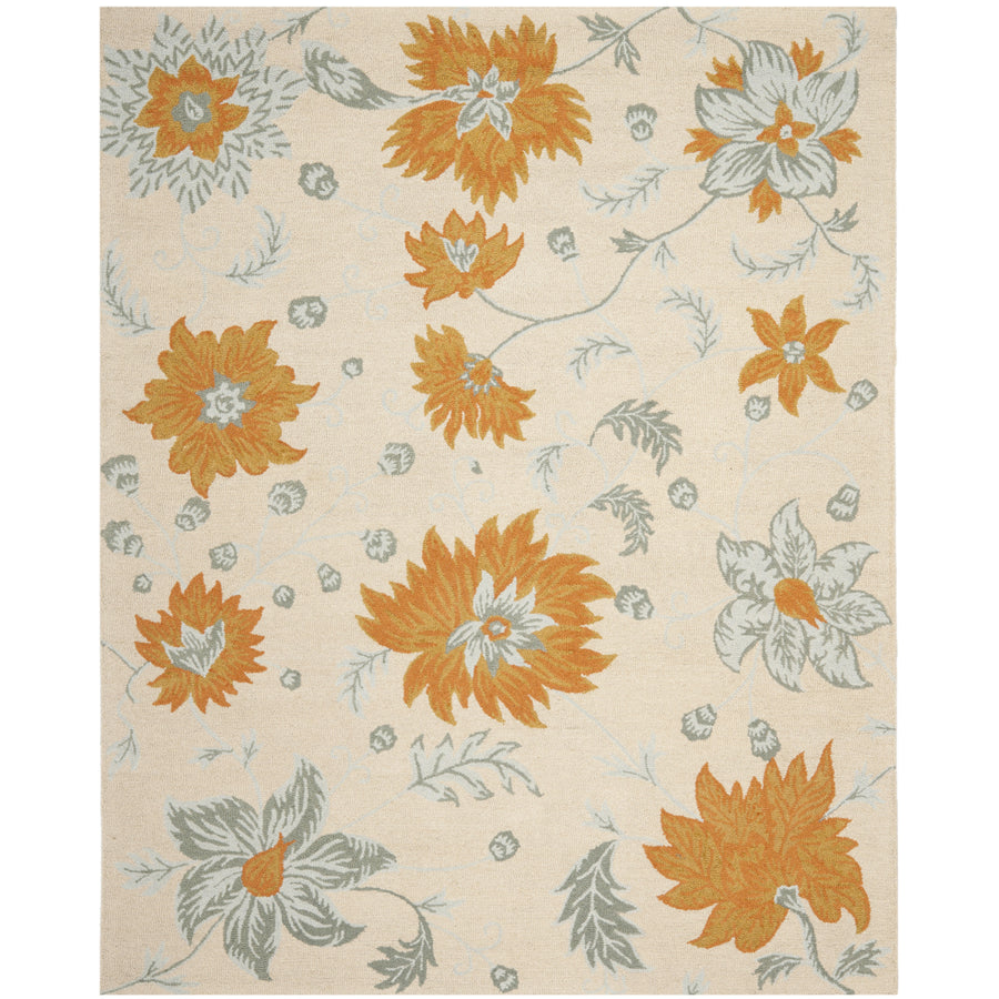 SAFAVIEH Blossom BLM865A Hand-hooked Ivory / Multi Rug Image 1
