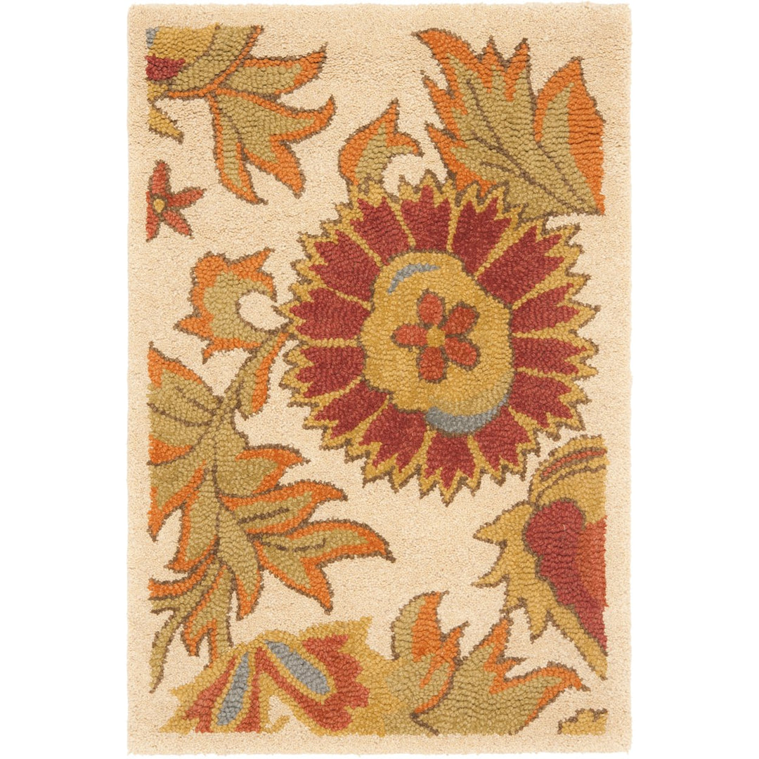 SAFAVIEH Blossom BLM912B Hand-hooked Ivory / Multi Rug Image 2