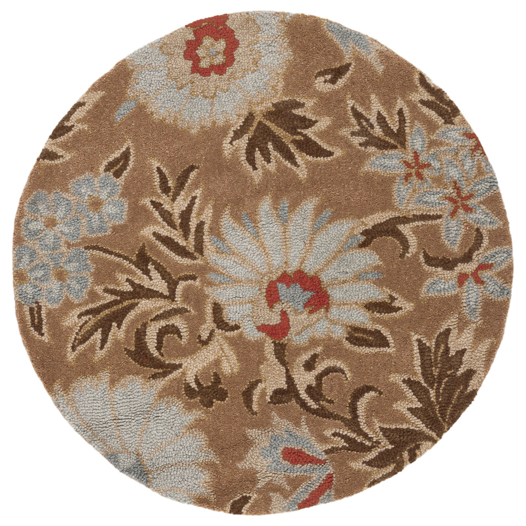 SAFAVIEH Blossom BLM912C Hand-hooked Beige / Multi Rug Image 4