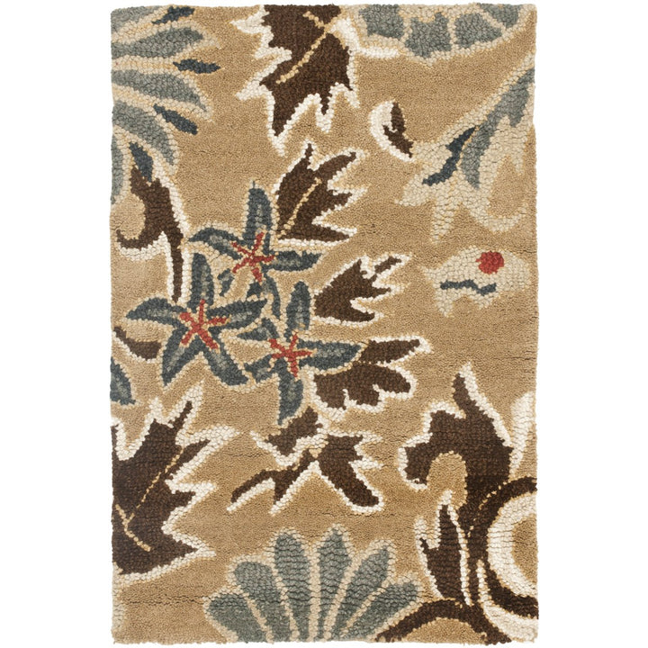 SAFAVIEH Blossom BLM912C Hand-hooked Beige / Multi Rug Image 7