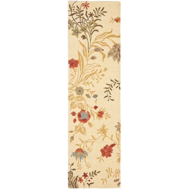 SAFAVIEH Blossom BLM916A Hand-hooked Beige / Multi Rug Image 1