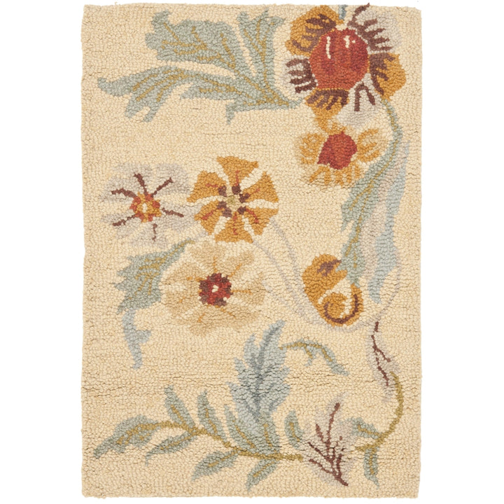 SAFAVIEH Blossom BLM915B Hand-hooked Beige / Multi Rug Image 8