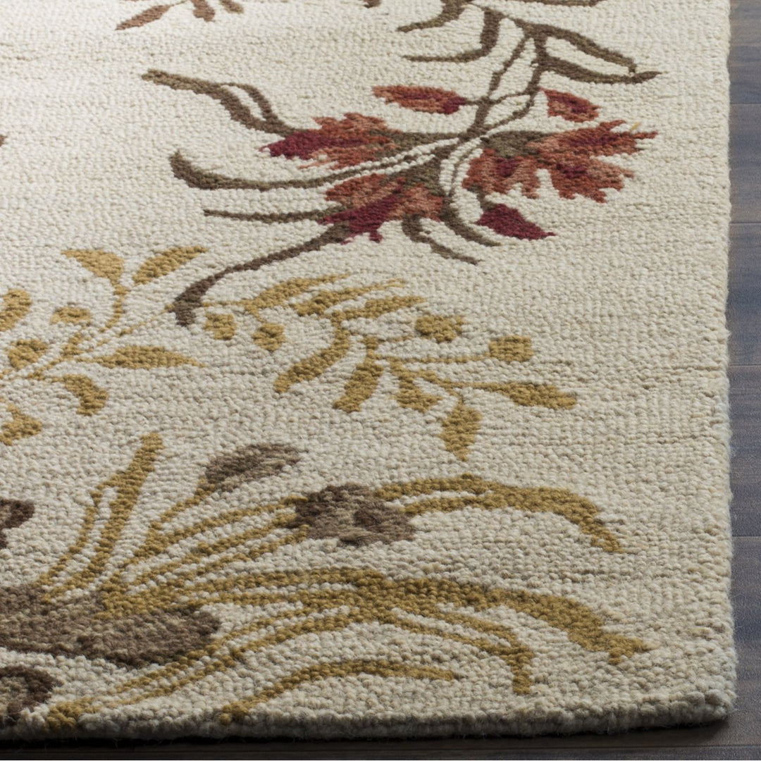 SAFAVIEH Blossom BLM916A Hand-hooked Beige / Multi Rug Image 7