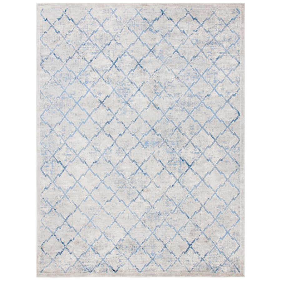 SAFAVIEH Brentwood BNT809G Light Grey / Blue Rug Image 1