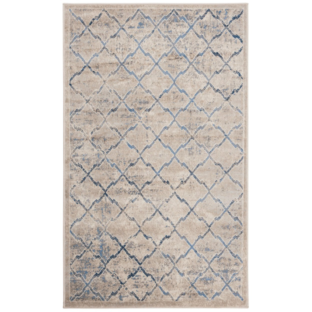 SAFAVIEH Brentwood BNT809G Light Grey / Blue Rug Image 3