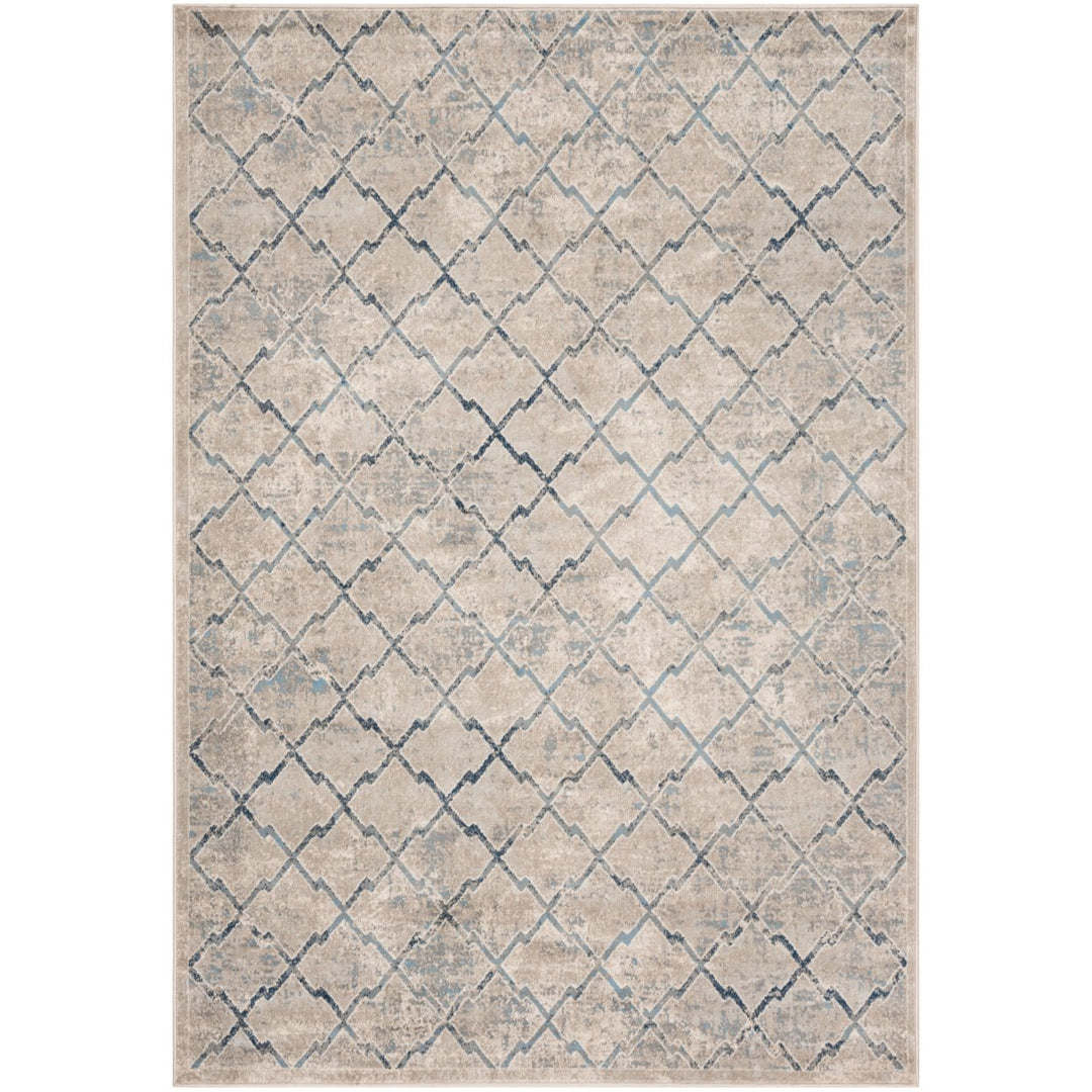 SAFAVIEH Brentwood BNT809G Light Grey / Blue Rug Image 1