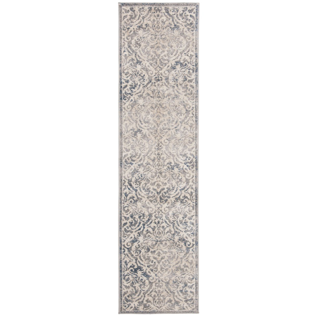 SAFAVIEH Brentwood BNT810G Light Grey / Blue Rug Image 1