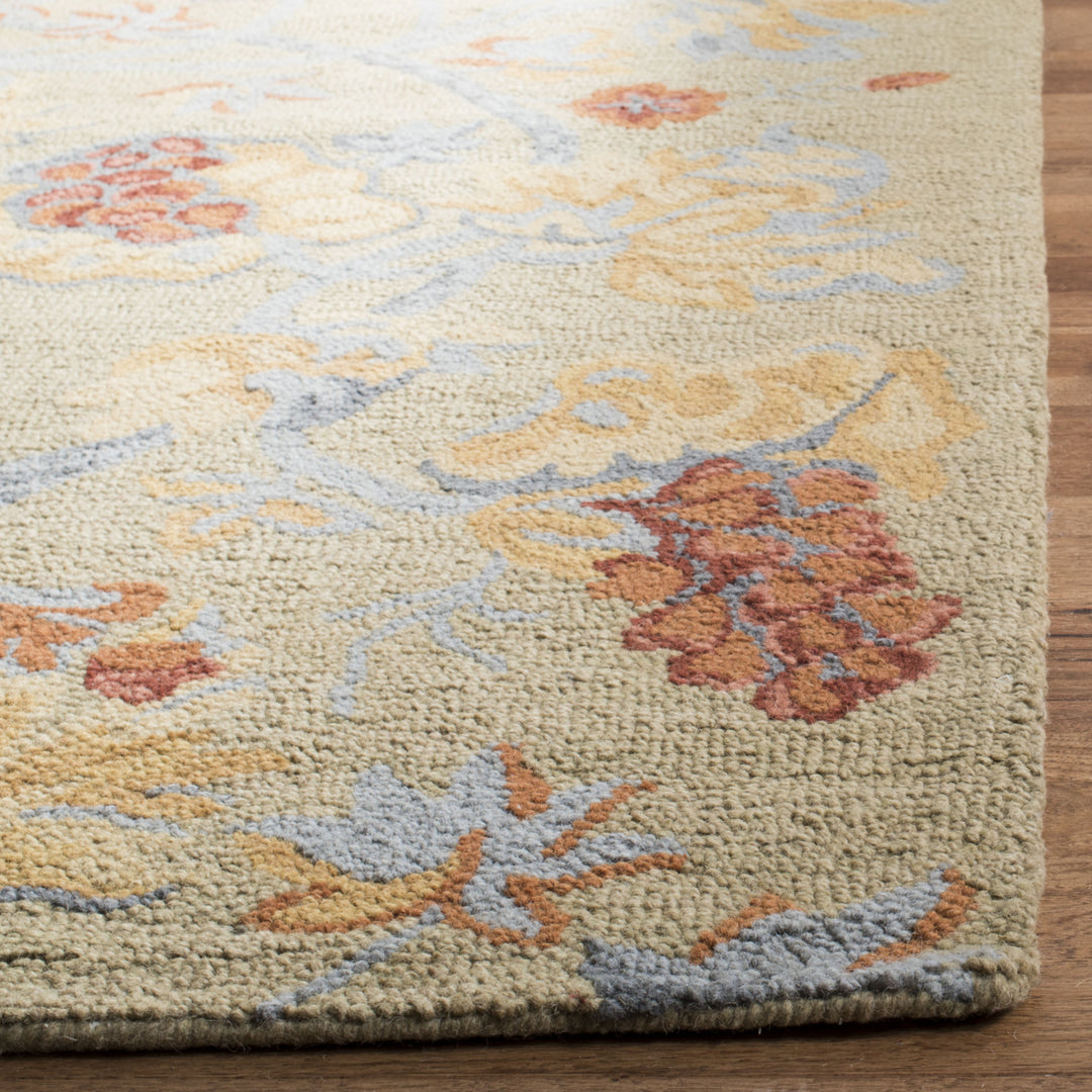 SAFAVIEH Blossom BLM922A Hand-hooked Beige / Multi Rug Image 7