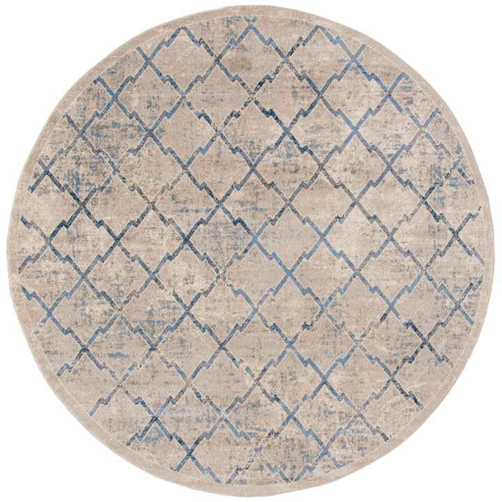 SAFAVIEH Brentwood BNT809G Light Grey / Blue Rug Image 6