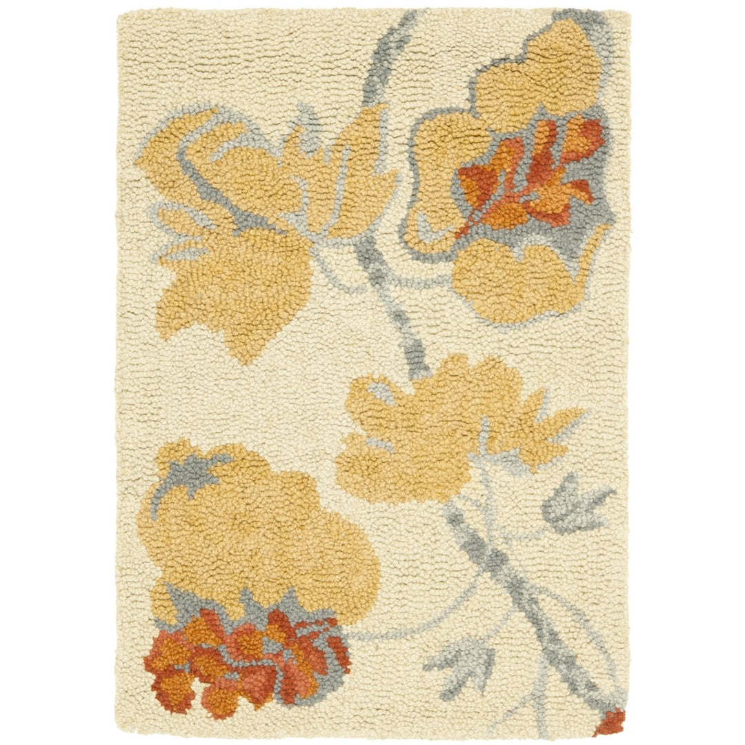 SAFAVIEH Blossom BLM922A Hand-hooked Beige / Multi Rug Image 8