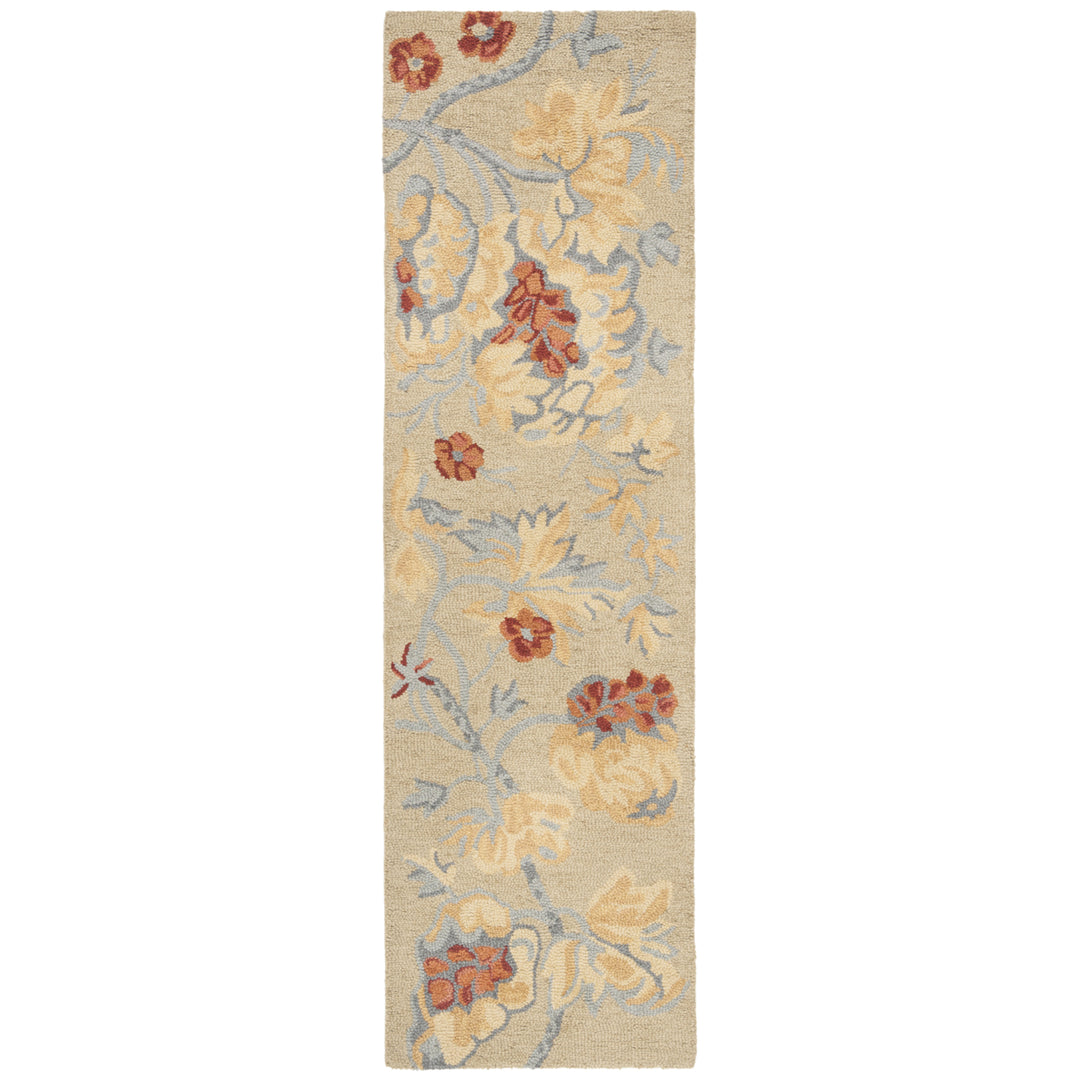 SAFAVIEH Blossom BLM922A Hand-hooked Beige / Multi Rug Image 9