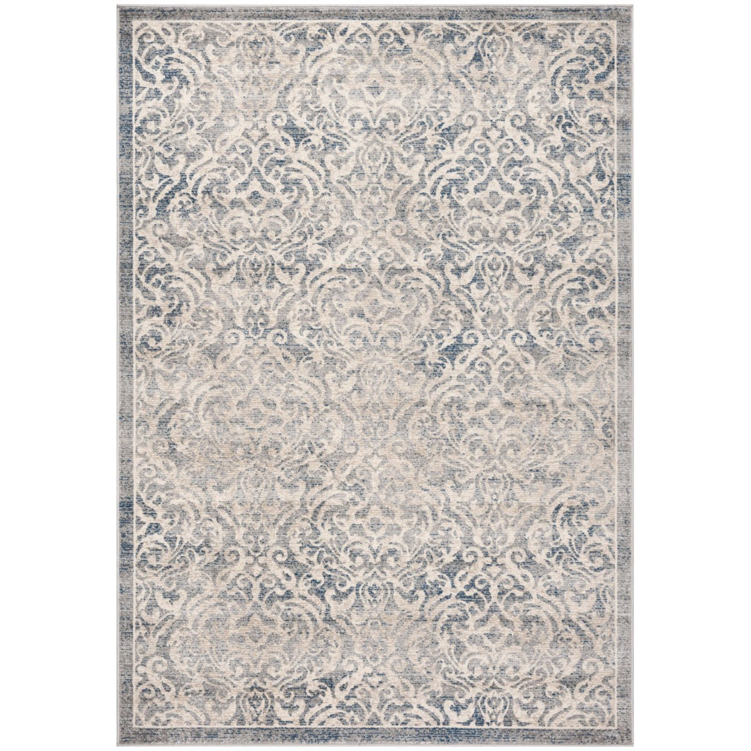 SAFAVIEH Brentwood BNT810G Light Grey / Blue Rug Image 1