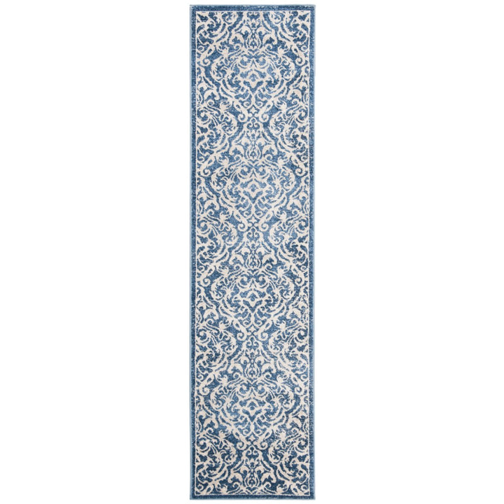 SAFAVIEH Brentwood Collection BNT810N Navy / Creme Rug Image 5