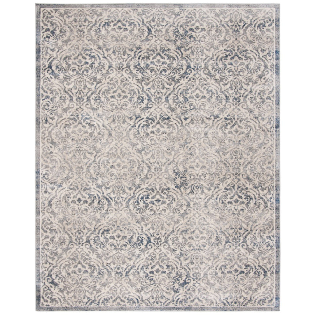 SAFAVIEH Brentwood BNT810G Light Grey / Blue Rug Image 1