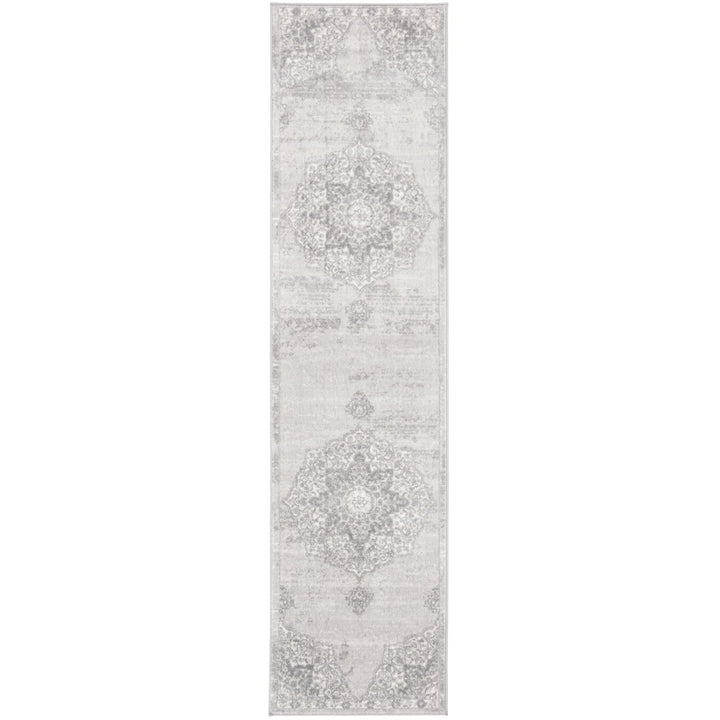 SAFAVIEH Brentwood Collection BNT802F Grey / Ivory Rug Image 2